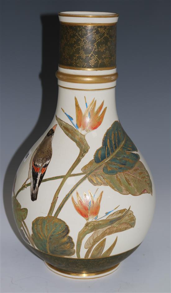 A Wedgwood Aesthetic period large creamware vase, 46cms